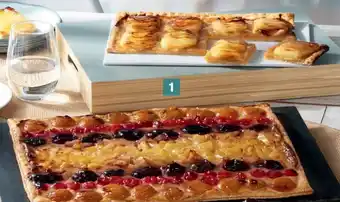 Hyper U Plaque Feuilletée Aux Pommes Ou Aux Abricots Ou Aux Poires Ou Multifruits offre