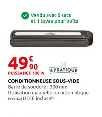 Rural Master Conditionneuse Sous-Vide offre