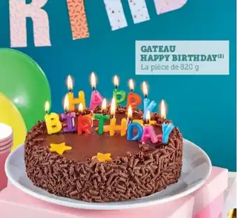 Gateau Happy Birthday