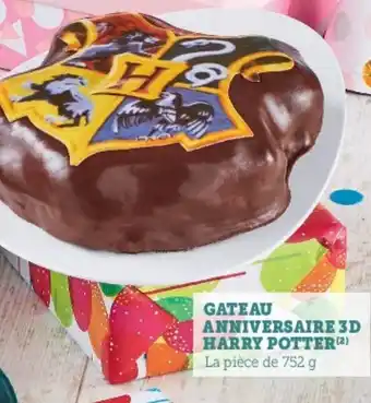 Gateau Anniversaire 3D Happy Potter