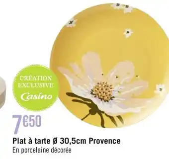 Géant Casino Plat À Tarte Ø 30,5cm Provence offre