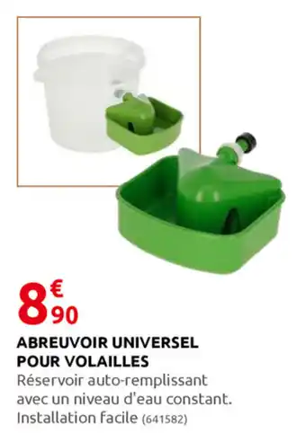 Rural Master Abreuvoir Universel Pour Volailles offre
