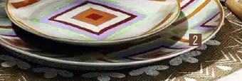 Géant Casino Assiette Plate Ø 26,5cm Terre Mexicaine offre