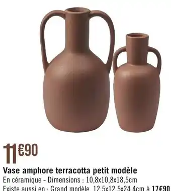 Vase Amphore Terracotta Petit Modéle