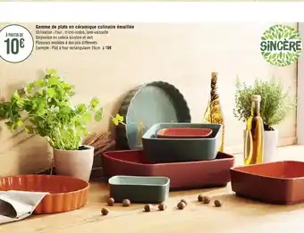 Géant Casino Gamme De Plats En céramique Culinaire émailée offre