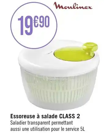 Géant Casino Essoreuse A Salade Class 2 offre