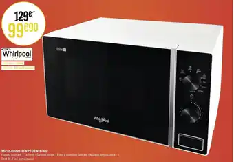 Géant Casino Micro-Ondes MWP103W Blanc offre