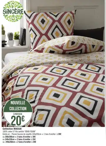 Géant Casino Collection Massai offre