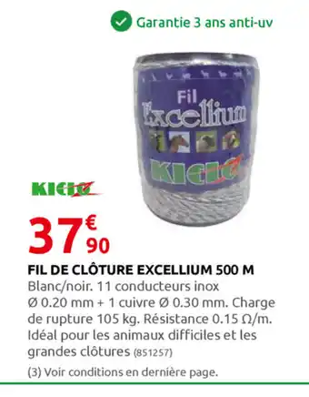 Fil De Cloture Excellium 500 g