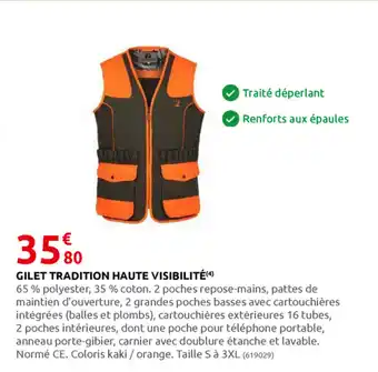 Rural Master Gilet Traditon Haute Visibilite offre