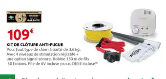 Rural Master Kir De Cloture Anti-Fugue offre