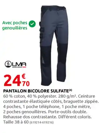 Rural Master Pantalon Bicolore Sulfate offre