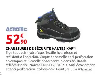 Rural Master Chaussures De Sécurté Hautes Kap offre