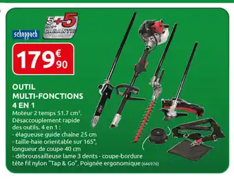 Rural Master Outil Multi-Fonctions 4 en1 offre