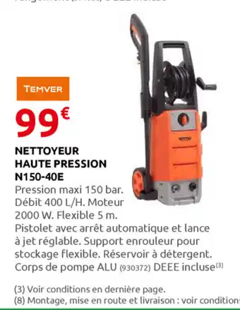 Rural Master Nettoyeur Haute Pressioon N150-40E offre
