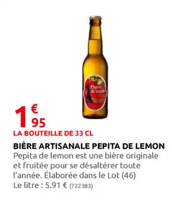 Rural Master Biére Artisanale Pepita De Lemon offre