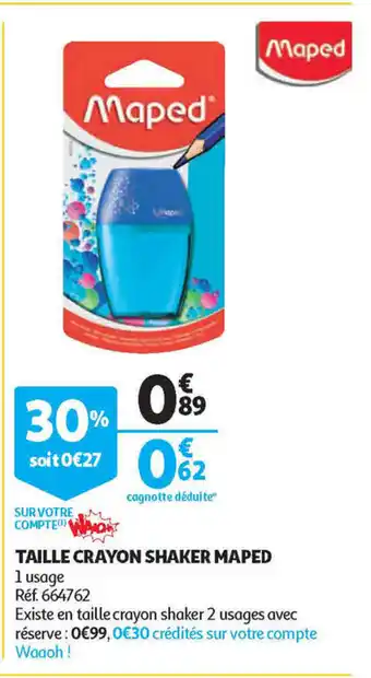 Taille crayon shaker maped