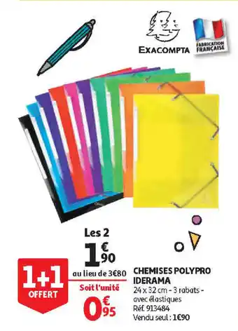 Chemises polypro iderama
