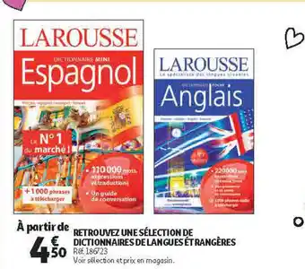Auchan Direct Retrouvez une sélection de dictionnaires de lanques étrangères offre