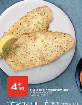 Bi1 Filets de limande meunière offre