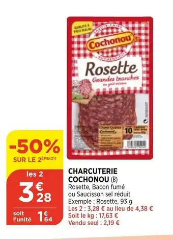 Bi1 Charcuterie cochonou offre