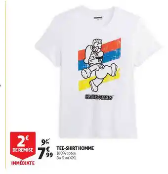 Auchan Direct Tee-shirt homme offre