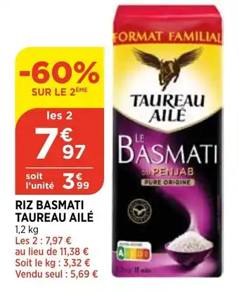 Riz basmati taureau aile