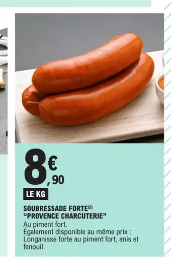 Soubressade forte provence charcuterie