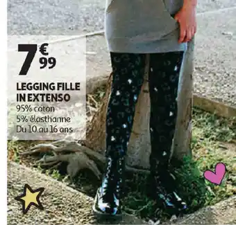 Legging fille in extenso