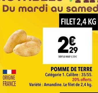 Supeco Pomme de terre offre