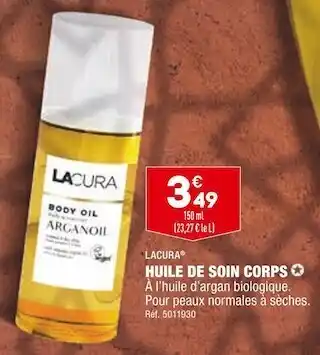 ALDI Lacura huile de soin corps offre