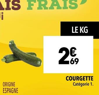 Supeco Courgette offre