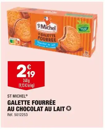 ALDI St michel galette fourrée au chocolat au lait offre
