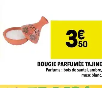 Supeco Bougie parfumée tajine offre