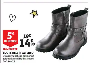 Boots fille in extenso