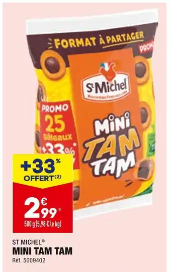 ALDI St michel mini tam tam offre