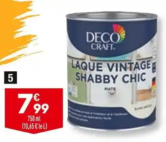 ALDI Deco craft laque shabby chic vintage offre