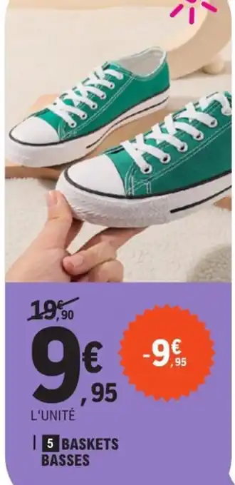 Baskets basses