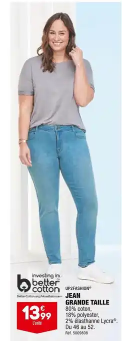 ALDI Up2fashion jean grande taille offre