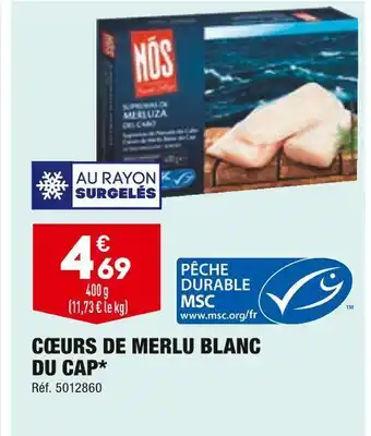 ALDI Cœurs de merlu blanc du cap* offre