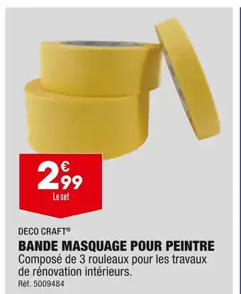 ALDI Deco craft bande masquage pour peintre offre