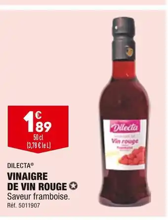 ALDI Dilecta vinaigre de vin rouge offre