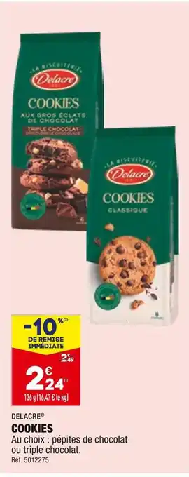 ALDI Delacre cookies offre
