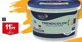 ALDI Deco craft peinture murale de couleur offre