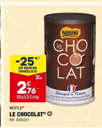 ALDI Nestle le chocolat offre