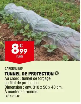 ALDI Gardenline tunnel de protection offre