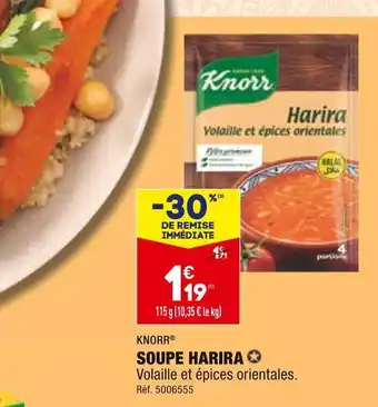 ALDI Knorr soupe harira offre
