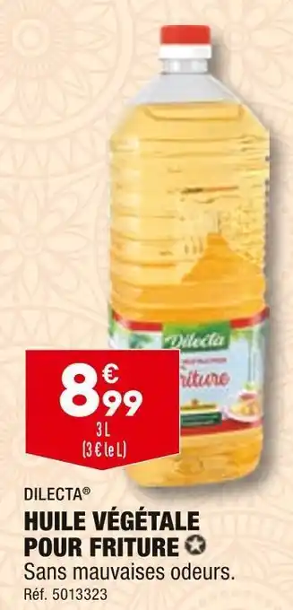 ALDI Dilecta huile végétale pour friture offre