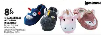 Auchan Direct Chausson fille ou garçon in extenso offre