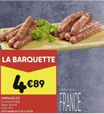 Chipolatas x12